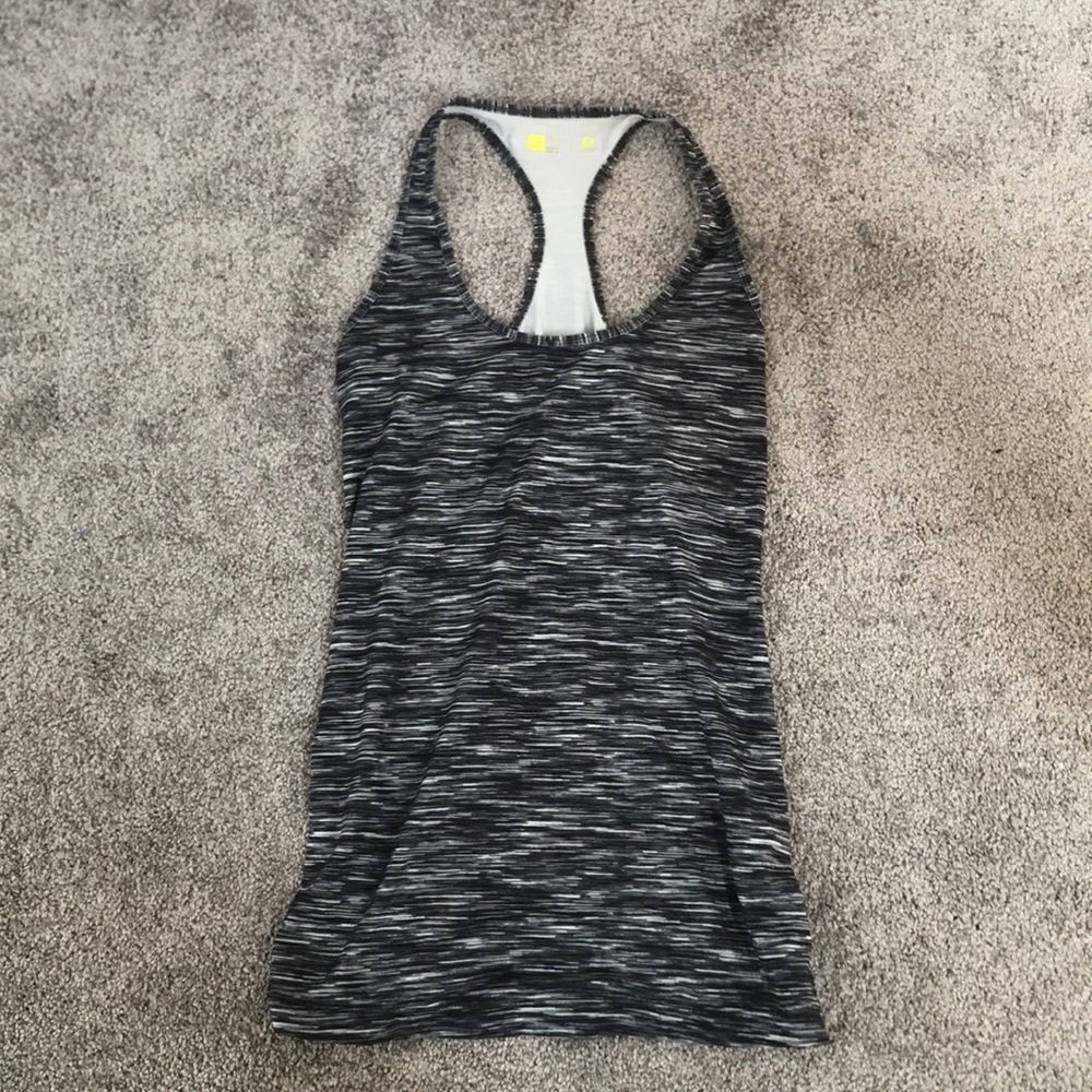 Black Striped Workout Tank